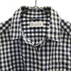 Mackintosh Sanyo Shokai Gingham Check Long Sleeve Shirt 38 White X Navy Women Used