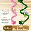 Bite Resistant Parrot Bird Toy Rope Hanging Parrot Standing Perch  Training