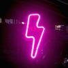 Neon Cyberpunk LED Lightning Window Light: Electric Interior Decor