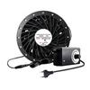 Axial Exhaust Fan Set 6500RPM DC12V Dual Ball Bearings Spray Paint Booth Fan For 3D Printing And Spray Booths