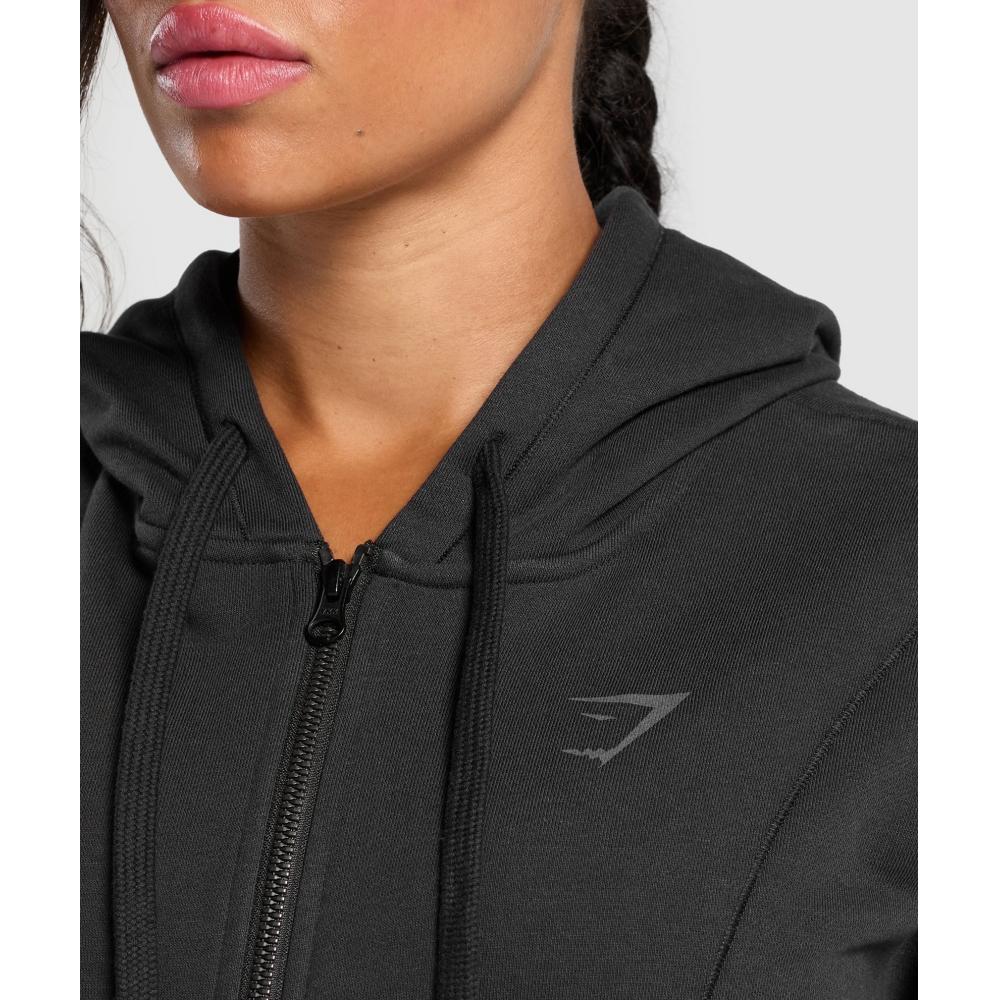 Gymshark Mikina Power Black B2b4a Bb2j