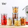 Multifunctional Food Container 300/400/500/650ML Glass Sealed Jar with Screw Airtight Lid Large Capacity Clear Fruit Diameter Jam Dry Goods Nuts Grain