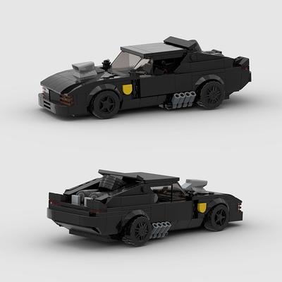 HOT Moc V8 Interceptor Coches de Carreras Técnicos Vehículo Deportivo Urbano Bloques de Construcción Garaje Creativo Juguetes para Niños Regalo