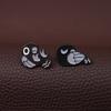 Black Chic Punk Bird Brooch With Creative Cartoon Design Eyecatching Decorative Alloy Pin All For