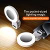 New Mobile Phone Beauty Selfie Pocket Fill Light Artifact Portable Live Broadcast Universal Rechargeable Three-color Soft Light