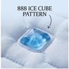 Premium 12mm Thick Ice Silk Latex Cooling Mat 3-Piece Washable Soft Bed Linen For Hot Summer Bedroom Use