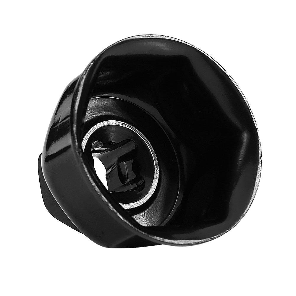 Filter Wrench 32mm 3/8" Cap Socket Drive Remover Tool for Buick (5*5*4cm) (Black)