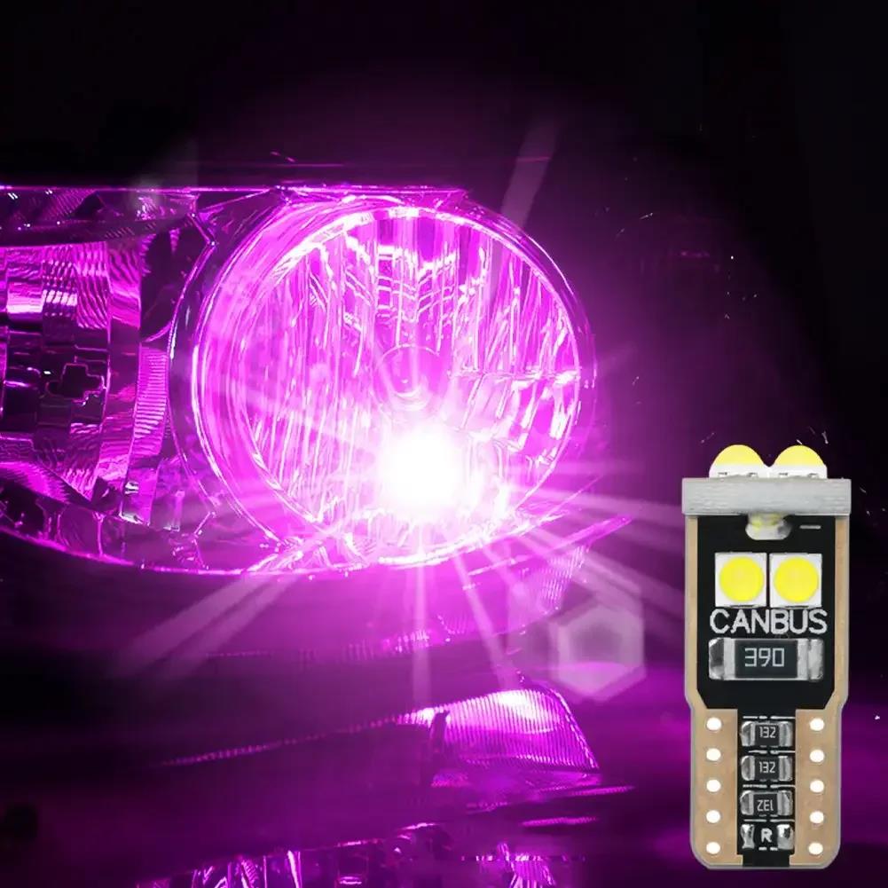 2/10PCS T10 W5W LED Bulb 6SMD 400LM 6500K White Canbus Car Interior Dome Door Glove Box Trunk License Plate Lights 12V Dome Lights 6