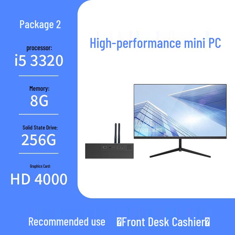 Core I3/i5/i7 Micro Office Desktop PC - Industrial Mini Assembled Computer.