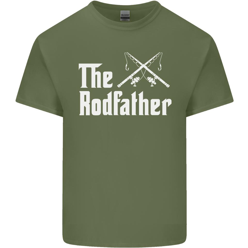 The Rodfather Funny Fishing FisherUnisex Unisexs Light Cotton TShirt