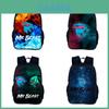 Zaino Gatto Fulmine Mr Beast Per Studenti E Uso Esterno Nylon Fantasia Creativa