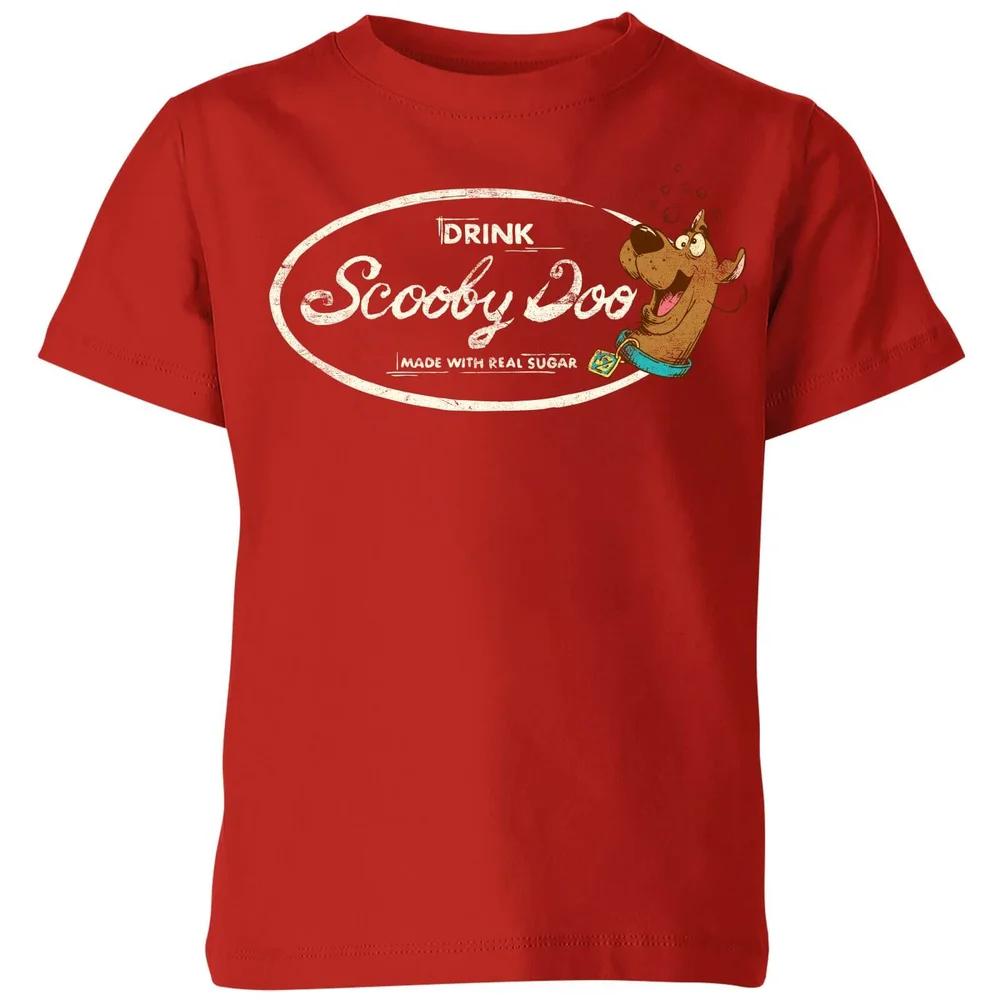 Scooby Doo Cola Kids  T-Shirt - Red - 3-4 Years 100