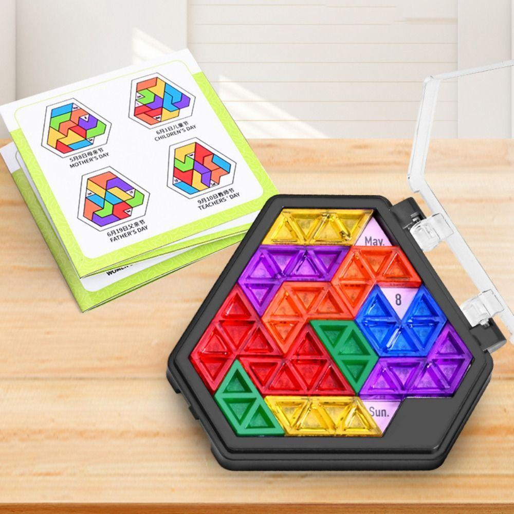 

Board Game Calendar Challenge Intelligence Game Interactive Calendar Puzzle Game Boys Girls чорний