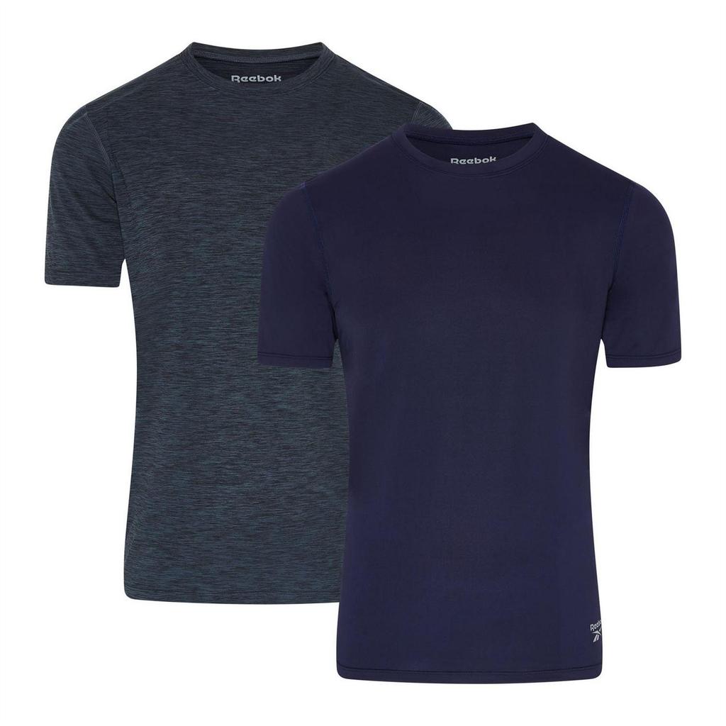 Reebok Mens Short-Sleeved T-Shirt (Pack of 2)