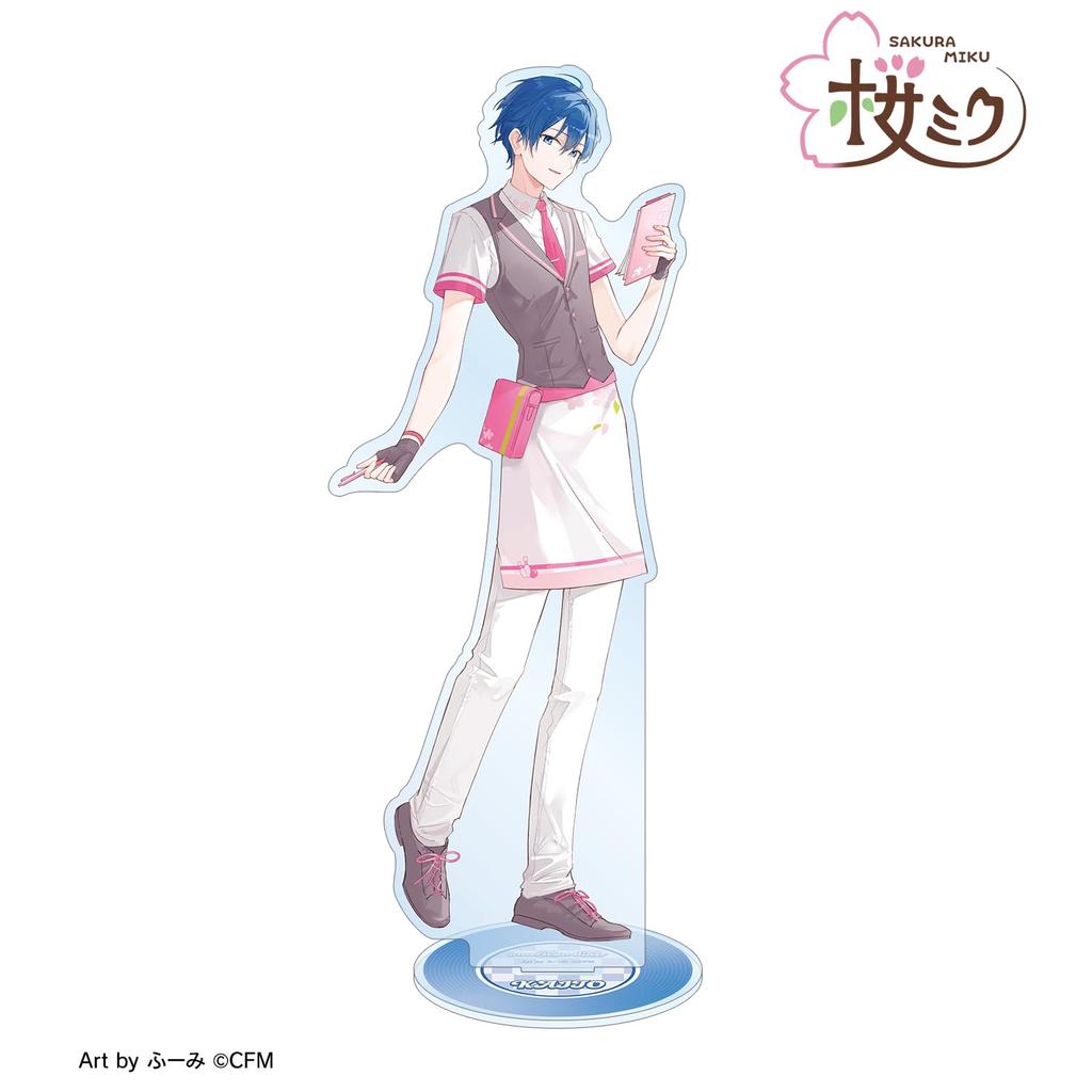 Sakura Miku Original Illustration KAITO American Diner Art by Fuumi Big Acrylic Stand ver.