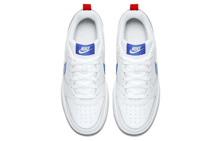 Nike Court Borough Low 2 'White Blue Red' GS BQ5448-109