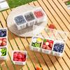 Kitchen Fruits Vegetables Storage Box Fridge Ginger Scallion Onion Fresh-Keeping Container Food Drain Crisper Organizer