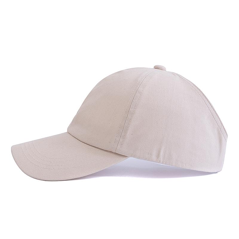 Nová Módní Dámská Jednobarevná Kšiltovka s Otvorem na Ohon Nastavitelná Venkovní Dámská Letní Klobouk Streetwear Kšiltovka v Dopaminových Barvách