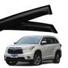 Compatible Toyota Highlander Acrylic Rain & Sun Visor, 15-Model Window Deflector Accessory