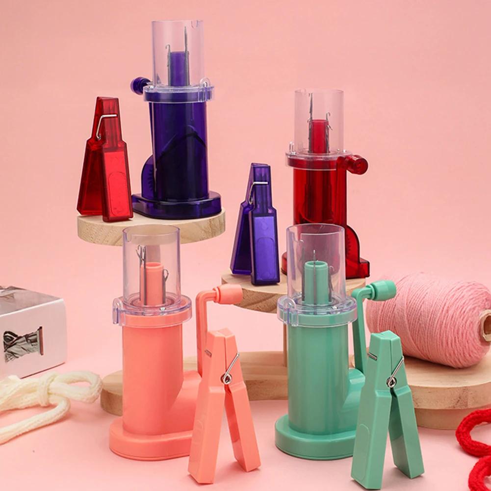 Home Craft Project Hand Crank Cord Knitting Tool Rope Braiding Machine Bracelet & Necklace Craft Lovers Beginners Kids Gift