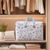 Fabric Zipper Storage Bags with Handles - Portable Travel for Clothes, Toys, and Accessories