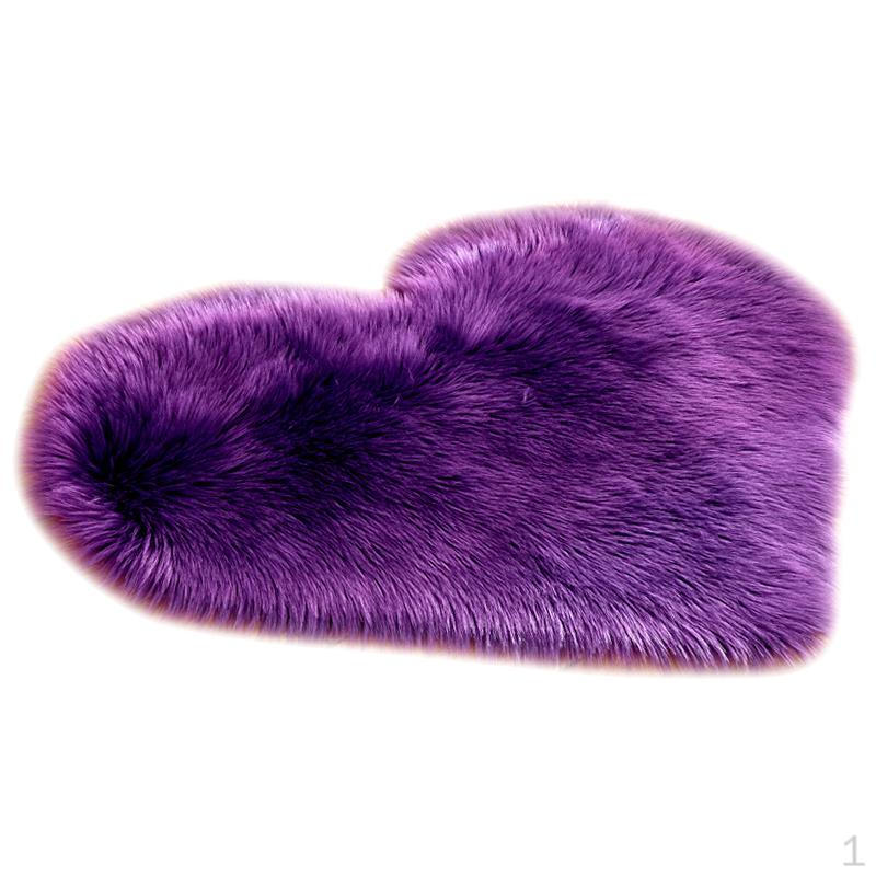 Shape Artificial Area Rug Floor Carpet Living Room Bedside Mat - Non Shed & Long Pile