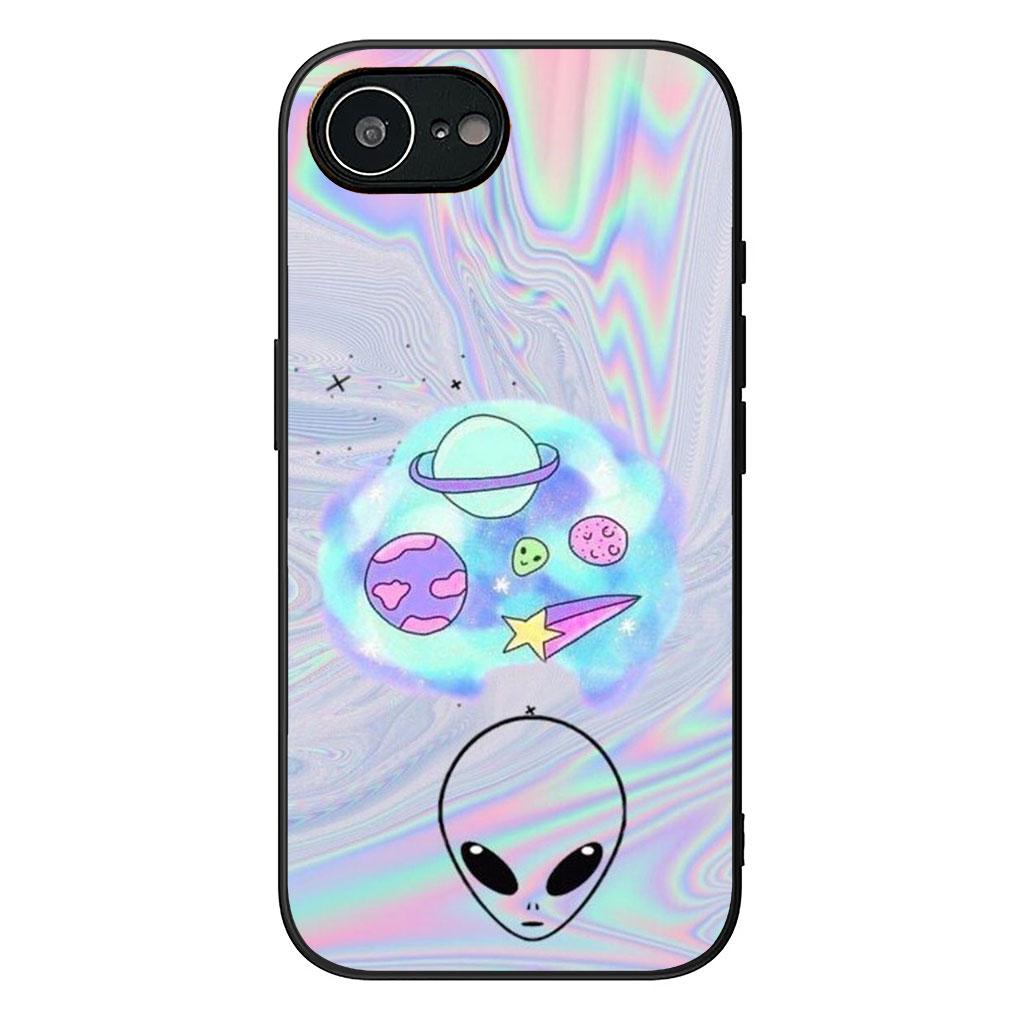 

Cover for Apple iPhone 13 12 Mini XS 11 Pro Max 7 8 Plus + XR SE 2022 2020 SE3 Case Universe Alien Galaxy Space Astronaut Sky iPhone 13 mini