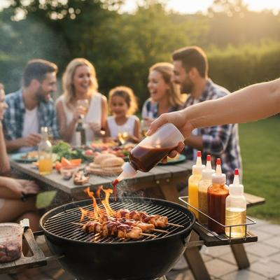 Servies – Sausschaaltjes en -flesjes