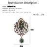 Gold Color Crystal Bride Wedding Jewelry Brown Brooch Flower Type Jewelry