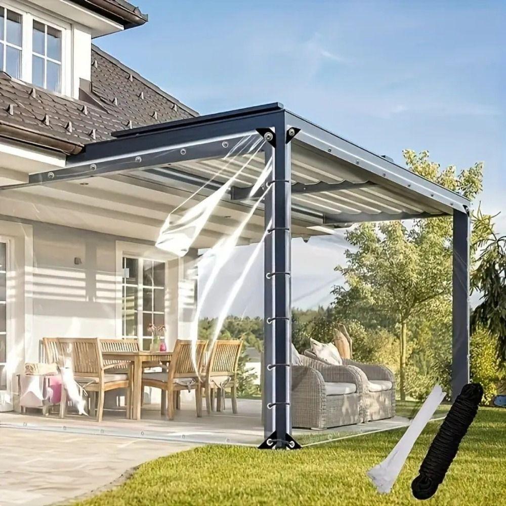 Strapazierfähiges Stoff Garten Regenschutz Staubdicht Wasserdichtes Tuch Poolausrüstung