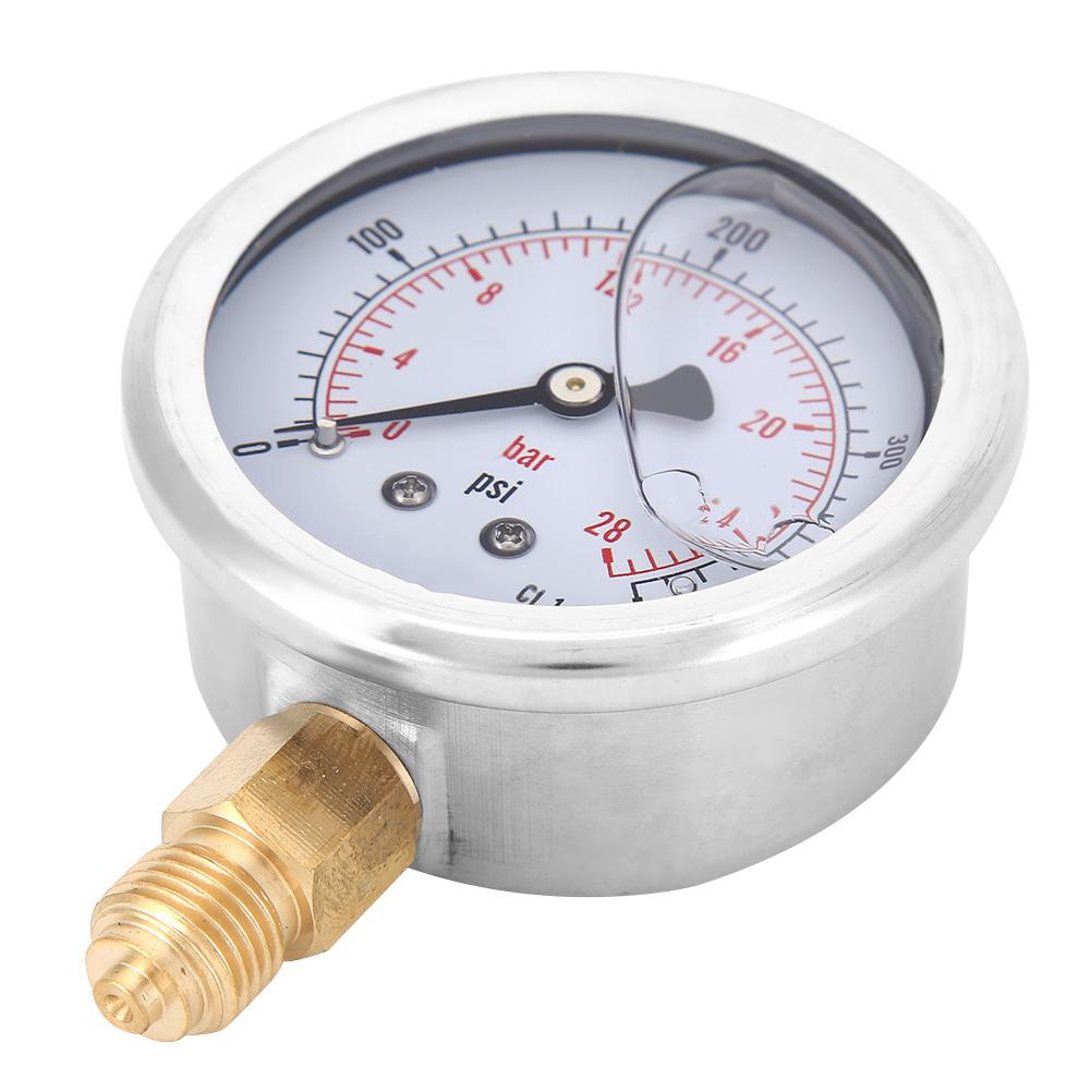 TSPGG60428bar 1 4BSP Y60 Radial Oil Filled Pressure Gauge Manometer for Machinery