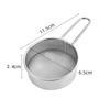 Stainless Steel 40 Mesh Flour Sieve Filter Handheld Mini Sugar Cocoa Matcha Powder Strainer Sifter Baking Kitchen Accessories