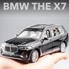 1/32 BMW X7 SUV Alloy Toy Car Model Wheel Steering Sound and Light Children's Toy Collectibles Birthday Gift