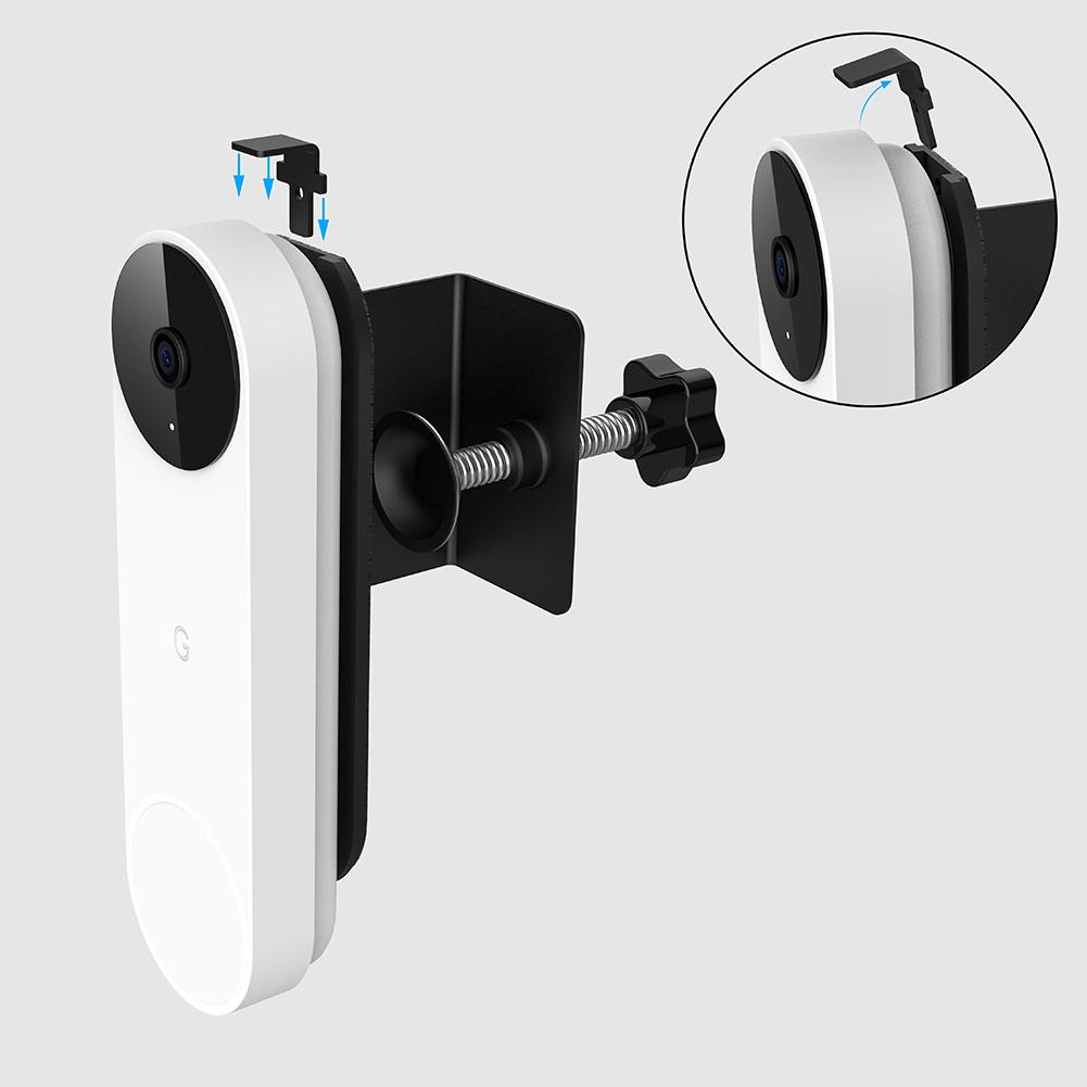 Adjustable Doorbell Mount Bracket for Blink Video /Google Nest Doorbell for Home Office Security Accessories