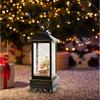 Weihnachts-LED-Laterne Dekorativ, Leuchtendes Ornament für Tischplatte