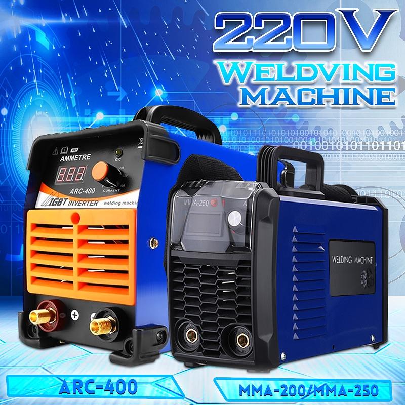 Przenośna Cyfrowa Spawarka Inwertorowa 220V Spawarka IGBT Wtyczka EU 318*200*141mm