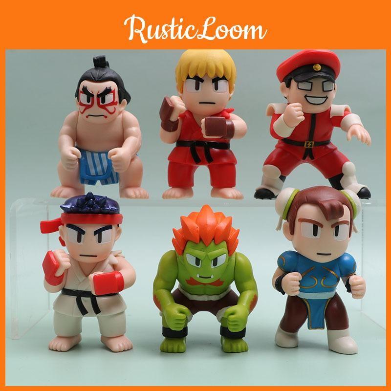 Fighter Street Character Pvc Action Figures Model Toy Decoration Gifts Kids