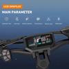 E-Scooter H9 6000W Doppelmotor 60V 30AH Batterie Offroad Elektroroller 11-Zoll-Reifen Doppelte hydraulische Stoßdämpfung EScooter