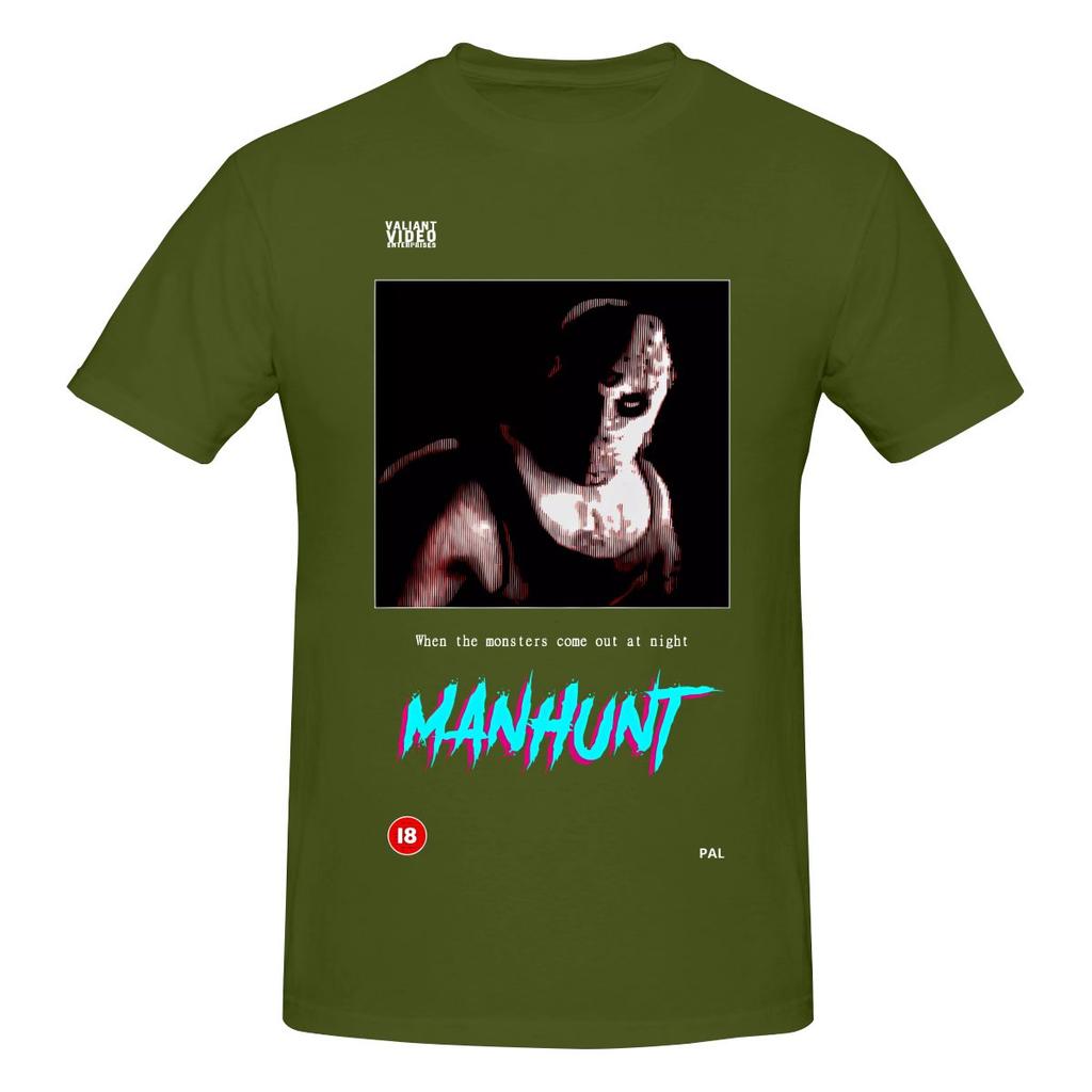 Funny Unisexhunt Vhs Movie Cover Unisexs Printed Tshirt Unisex T Shirtsimple