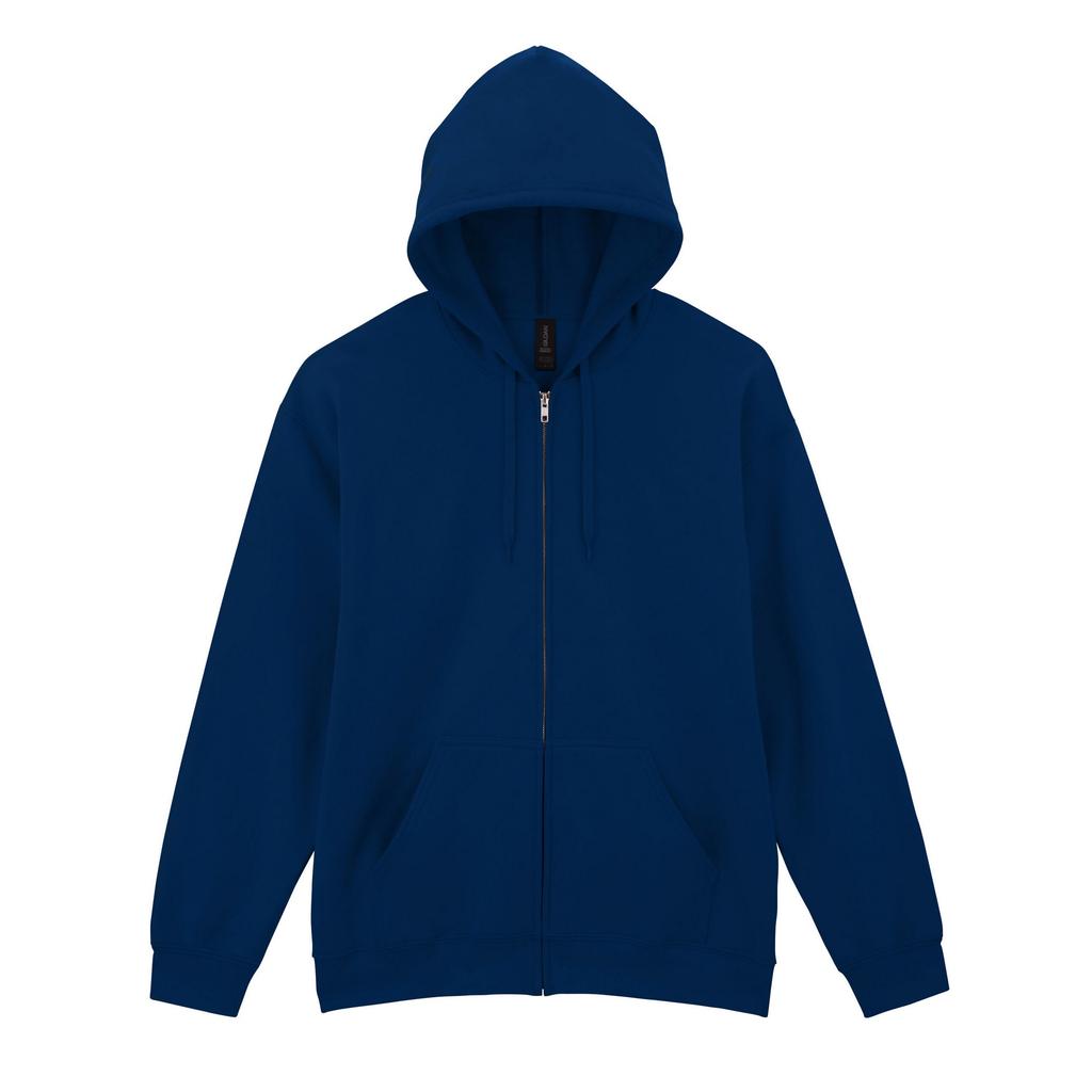 Gildan Mens Softstyle Midweight Full Zip Hoodie