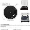 Vinyls Recorders Mats Turntables for Records Phonograph Player Protective Pad Slipmat Silicone Accessories Voice