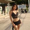 2023 New Women's Sexy Lace Splicing Camisole & Hip-Hugging Mini Skirt Set