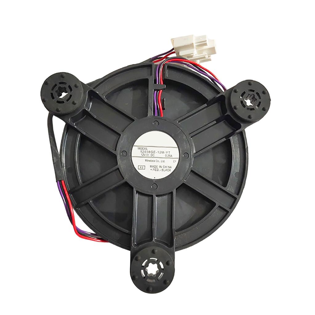 Refrigerator Cooling Fan Motor 12038GE-12M-YT 12VDC 0.26A 3-Wire Variable Frequency Cooling Fan Heat Dissipation
