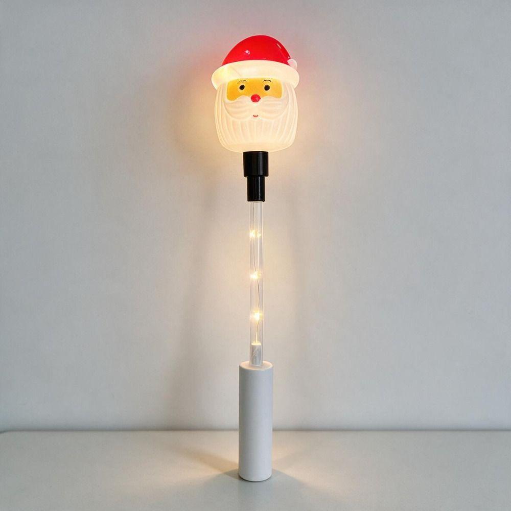 Warm Light Christmas Tree LED Lights Handheld Handheld Luminous Toy Santa Claus Flash Wand Gift