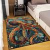 Multiple Sizes Colorful Octopus Art Illustration Carpet for Living Room Bedroom Home Decor Rug Non-slip Floor Mat Luxury Gift