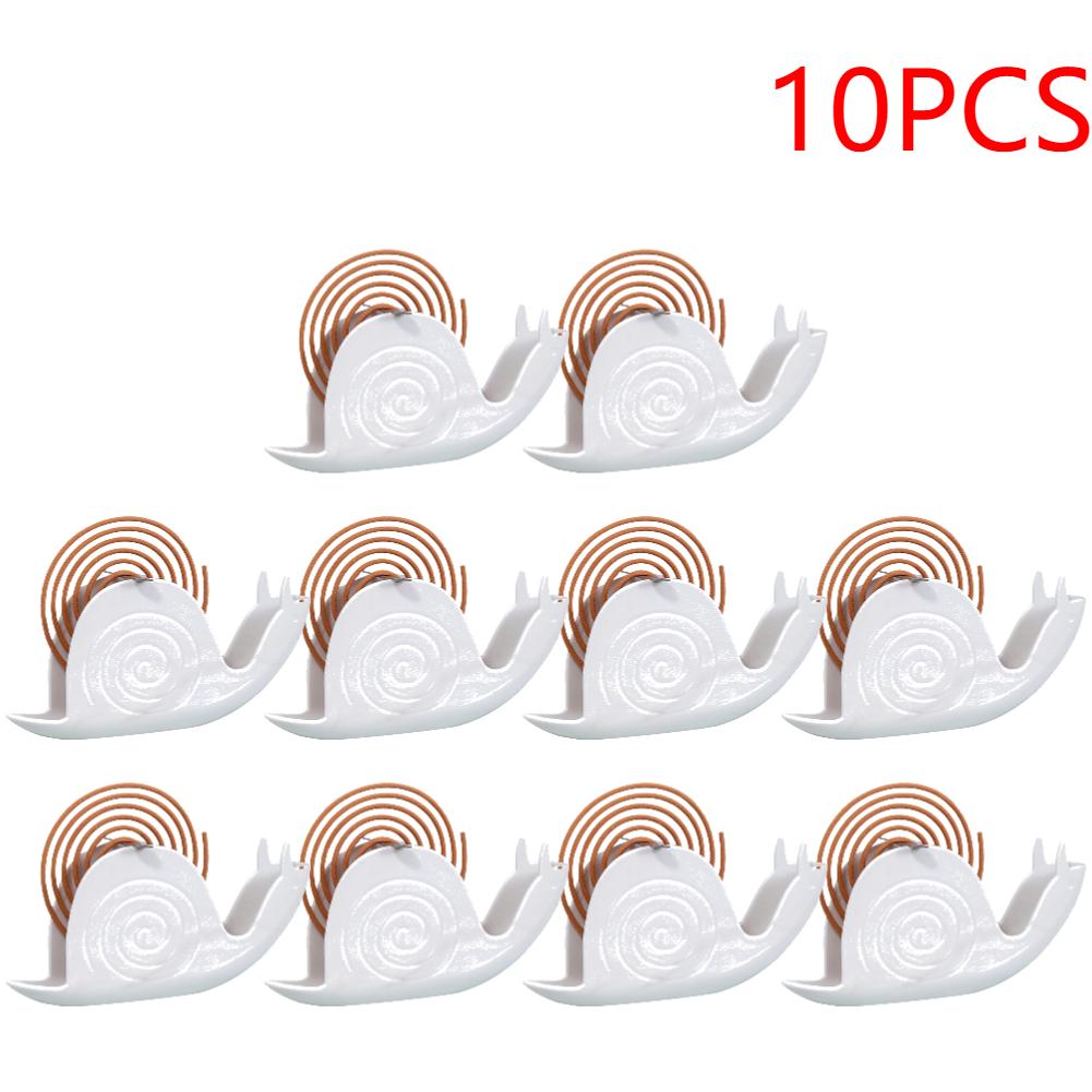4-20PCS Snail Shape Incense Holder Fireproof Mosquito Coil Burner Household Mosquito Coil Holder for Home Bedroom Decoration