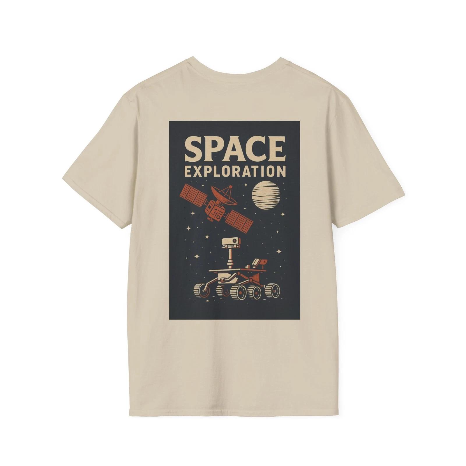 

Space Exploration Tee – Retro Sci-Fi Graphic Shirt – NASA Rover Gift M