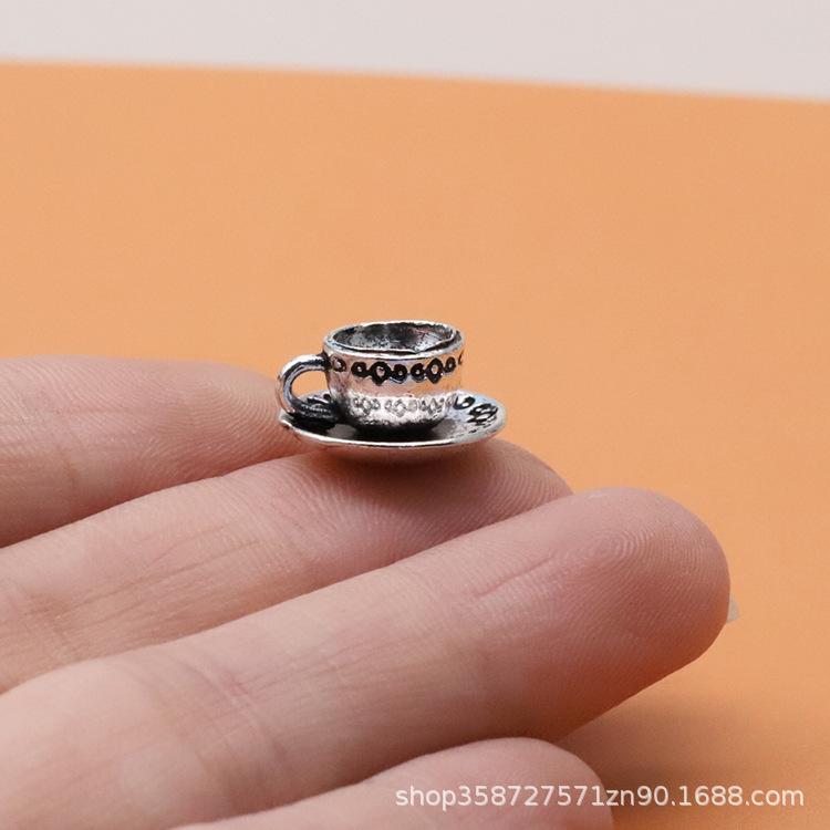 Cute Mini Teapot Teacup Doll House Small Ornament Play House Toy Micro Landscape Decoration Shooting Props