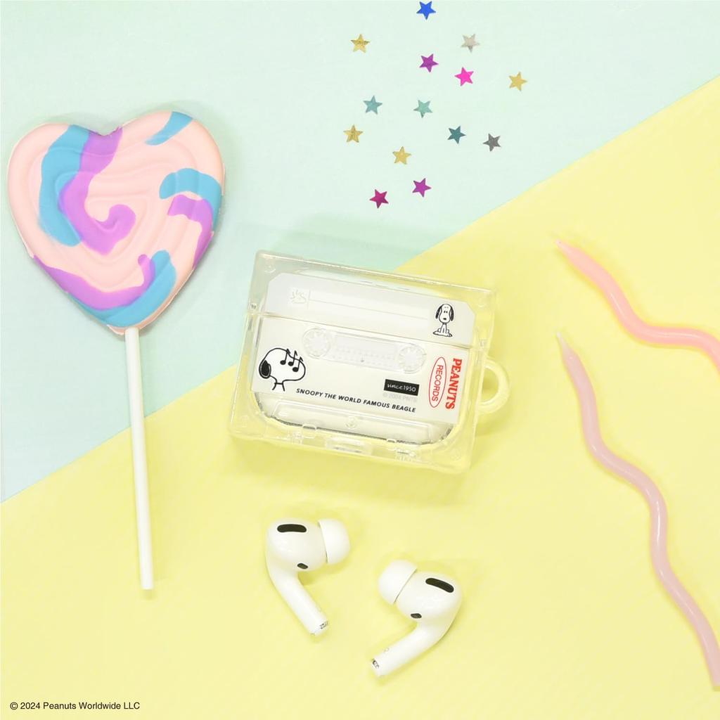 Gourmandies Cacahuètes AirPods Pro (2ème génération)/Coque souple compatible AirPods Pro Snoopy SNGG-73A