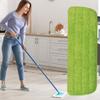 Mop Pads Reusable Microfiber Floor Wiper Cloth Foldable Mop Cloth Replacement For Commercial Bathroom Living Room Hardwood